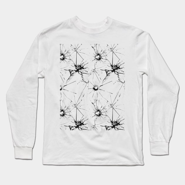 Broken glass effect Long Sleeve T-Shirt by ilhnklv